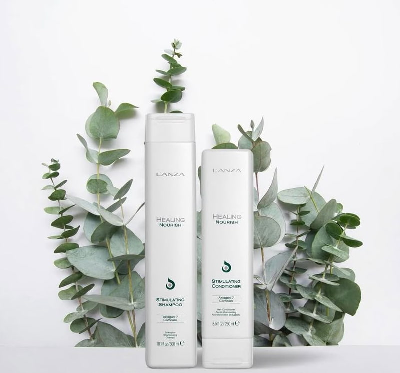 Шампунь для відновлення та стимулювання росту волосся LʼANZA Healing Nourish Stimulating Shampoo, 300 ml - 3